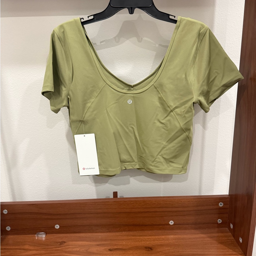 Lululemon Bronzed Green Align Tee **NWT**